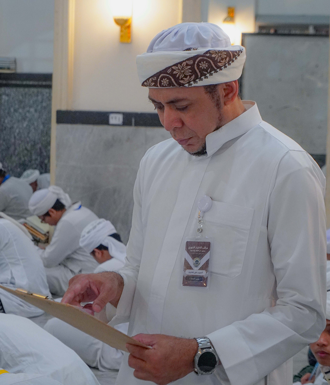 Khidmat Ujian Bulanan Santri Dalwa di Bawah Pantauan Al Habib Ali Ridho Baharun
